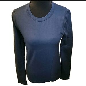 Mrignt Navy Compression Blue Long Sleeve Shirt Sz L, Set of 2